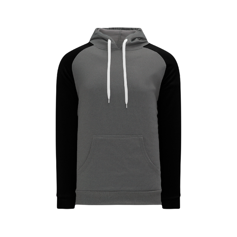 Drawstring Hoodie Heather Charcoal/Black - Youth