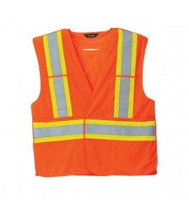 Hi-Vis Mesh Safety Vest Orange