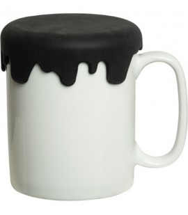 380ML Porcelain Mug With Lid